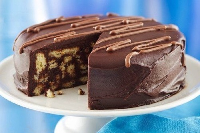 Шоколадный торт, который готовится без духовки