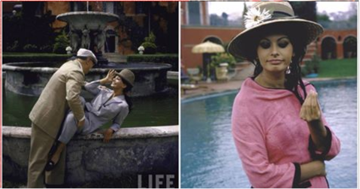 Молодая Софи Лорен на шикарной вилле: 18 уникальных архивных снимков