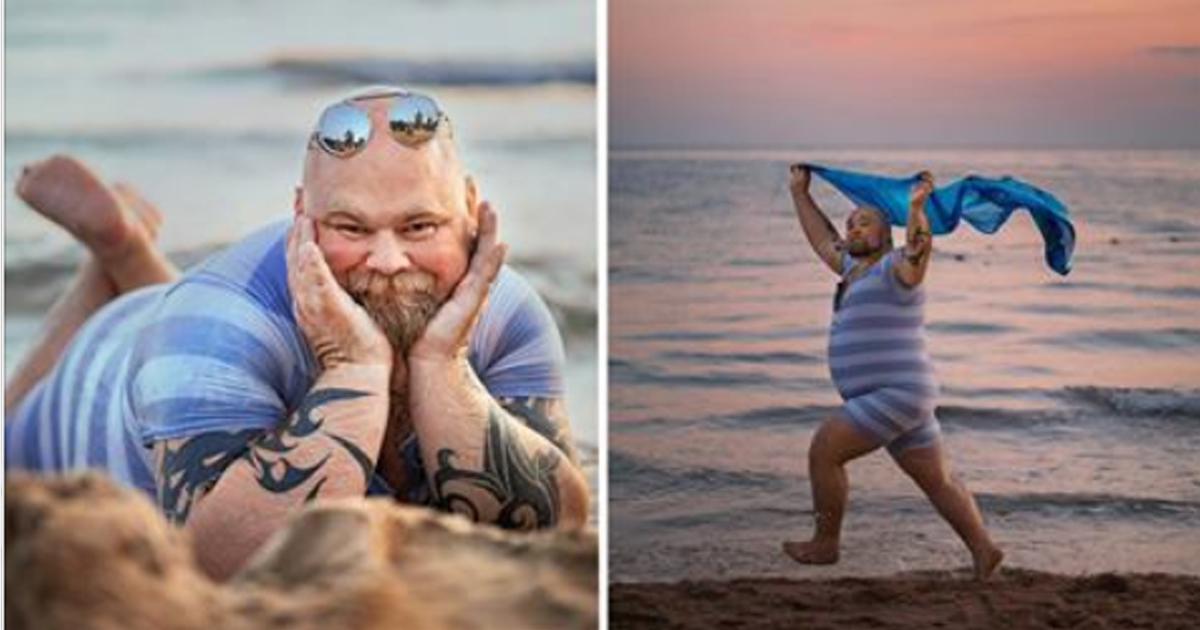 Уморительная пародия на пляжные снимки девушек от фотографа из Москвы 😁