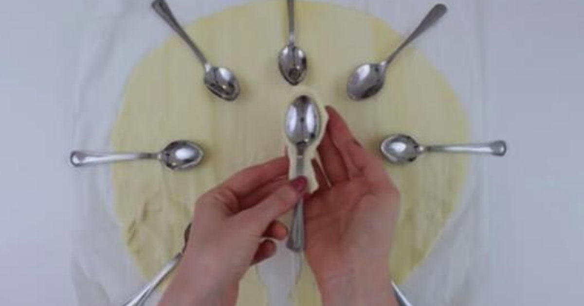 Как сделать тарталетки в виде ложек