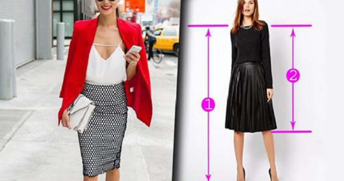 Как вычислить свою идеальную длину юбки: формула