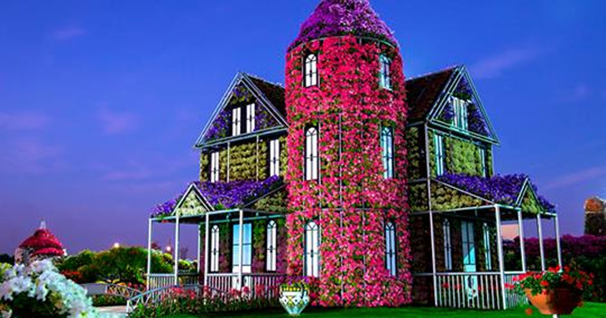 Самые красивые цветочные дома.