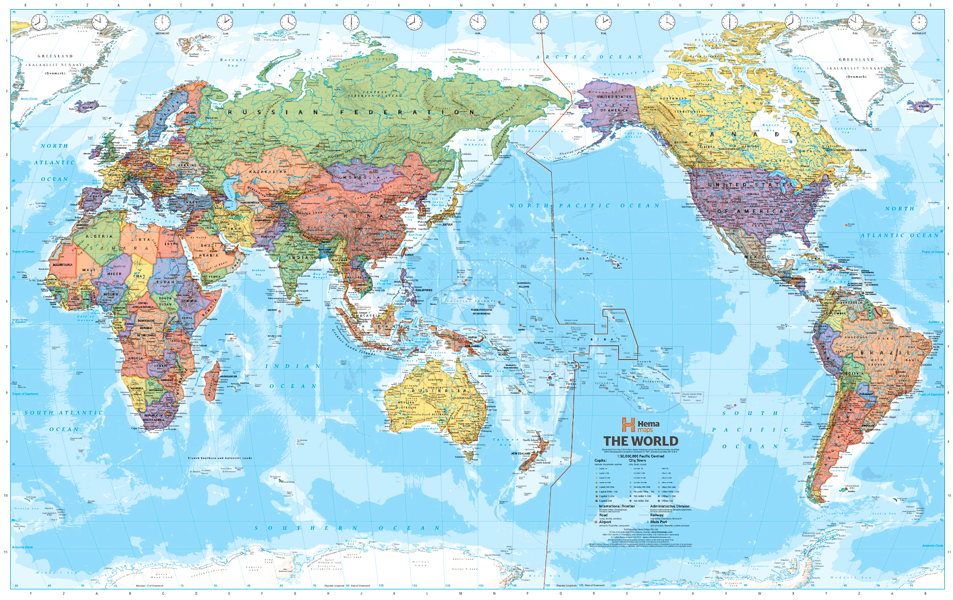 Какие карты мира показывают школьникам в разных странах