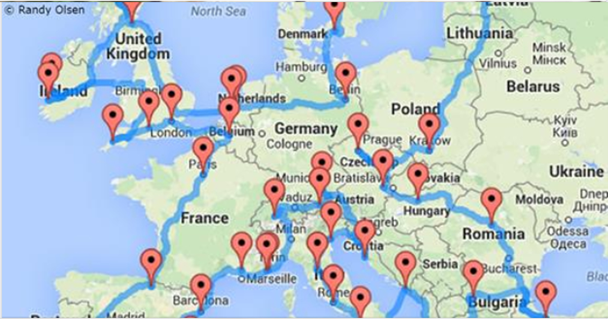 ″Европа на машине″ — самый грамотный маршрут, чтобы посмотреть ее ВСЮ