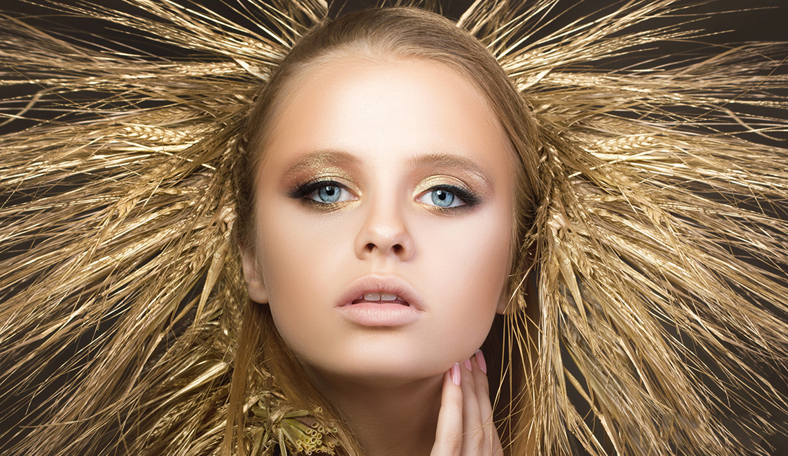 Волшебство обаяния: 12 идей золотого макияжа