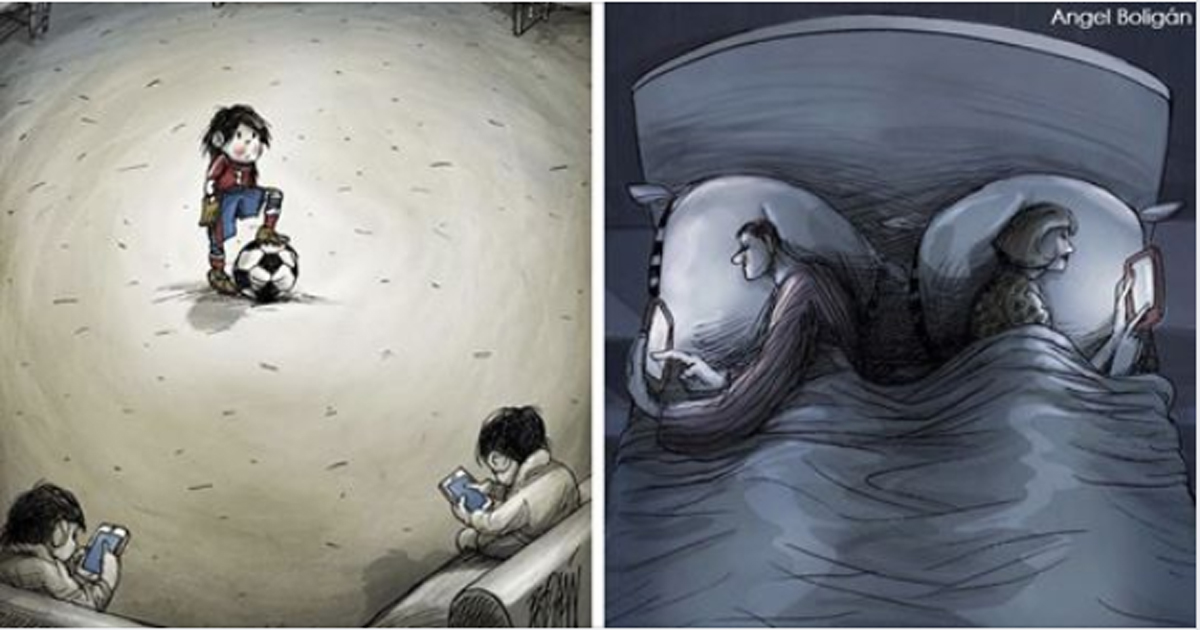 Что не так с нашим обществом? Жесточайшие иллюстрации Анхеля Болигана