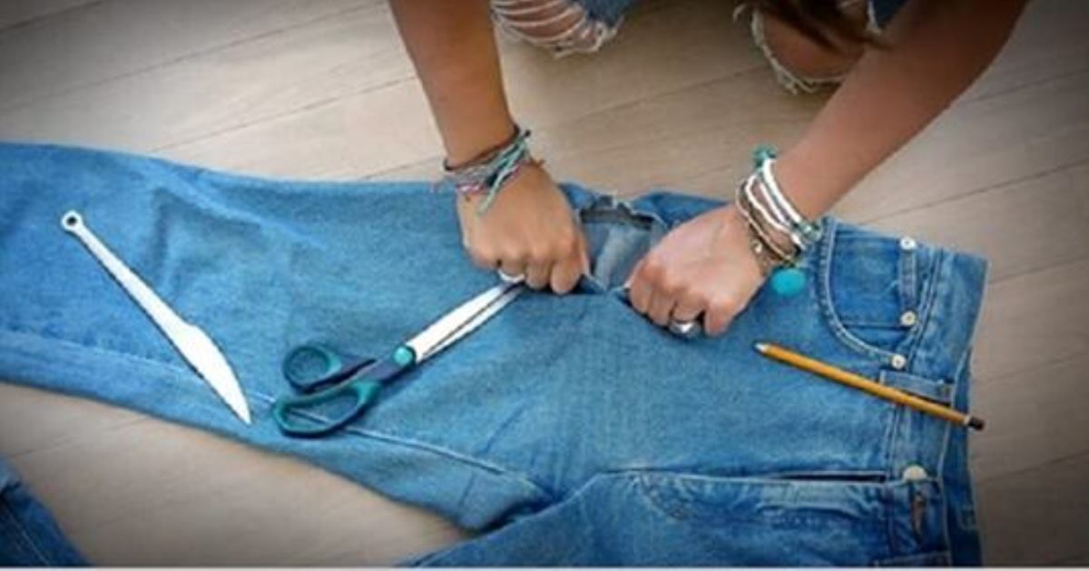 25 идей: что сделать со старыми джинсами