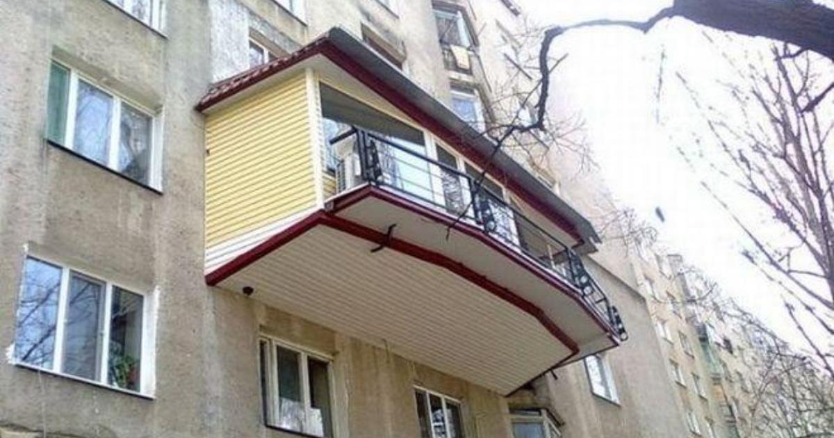 Подборка наглых соседей и их расширения балконов