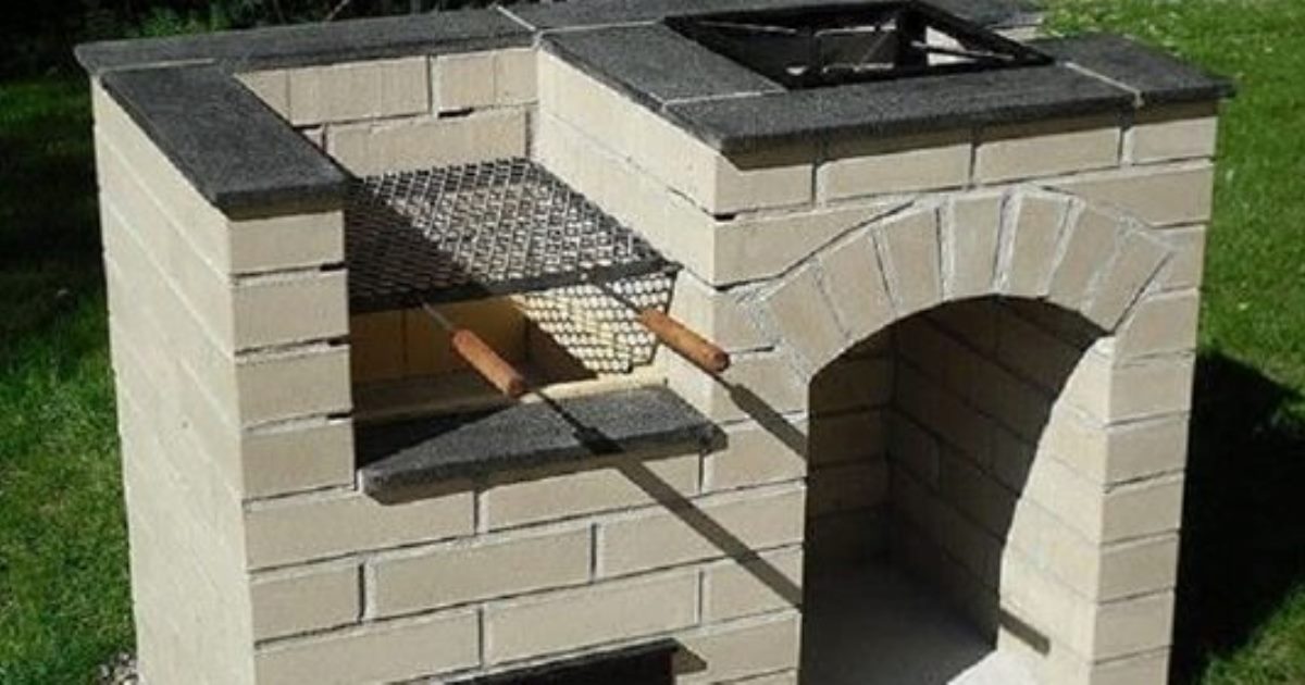 Подборка отличных идей для дачи, если остались лишние бетонные блоки