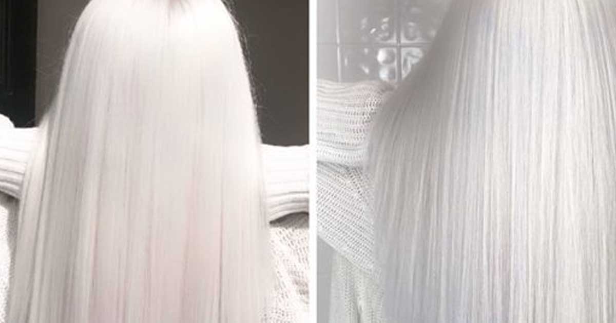 Мода: белый, пепельный, ледяной цвет волос