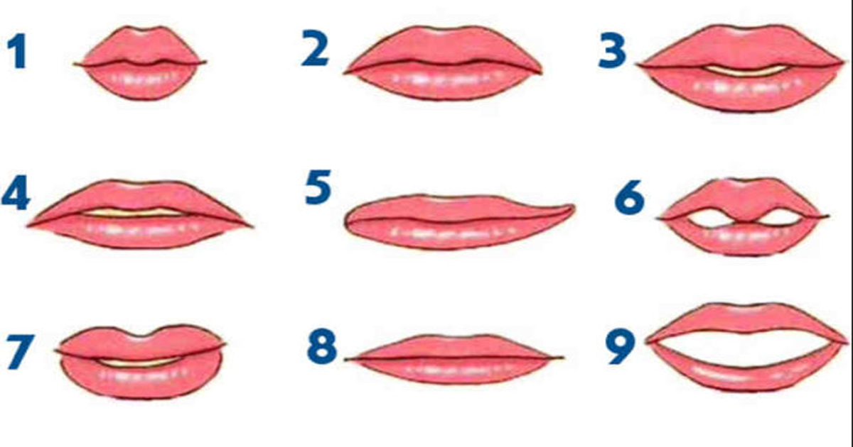 9 видов губ, по которым можна определить характер человека
