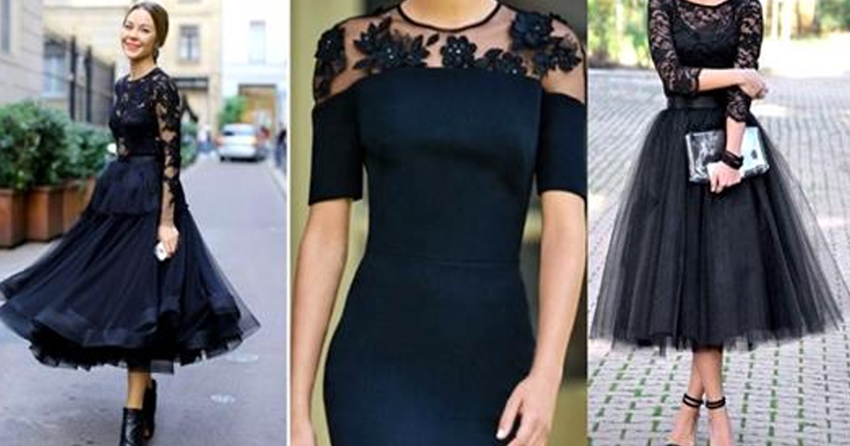 25 изумительных вариантов чёрного платья
