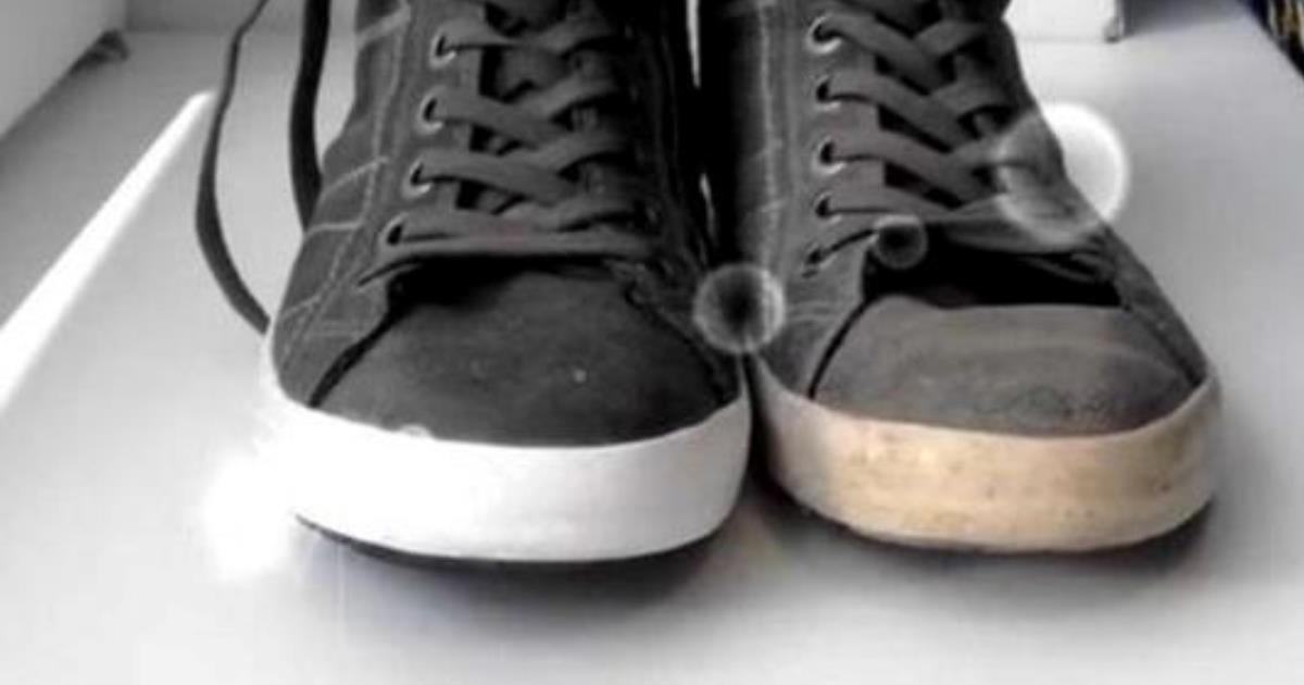 Лайфхак, как очистить от грязи подошву обуви