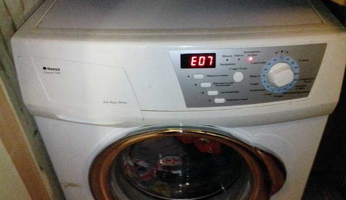 Все коды ошибок стиральных машин