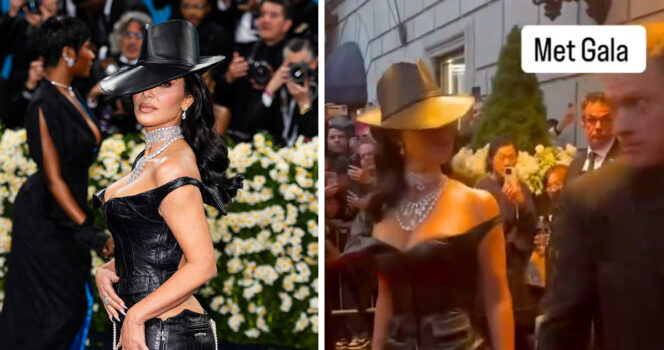 Гневная реакция Ким Кардашьян на телохранителя на Met Gala